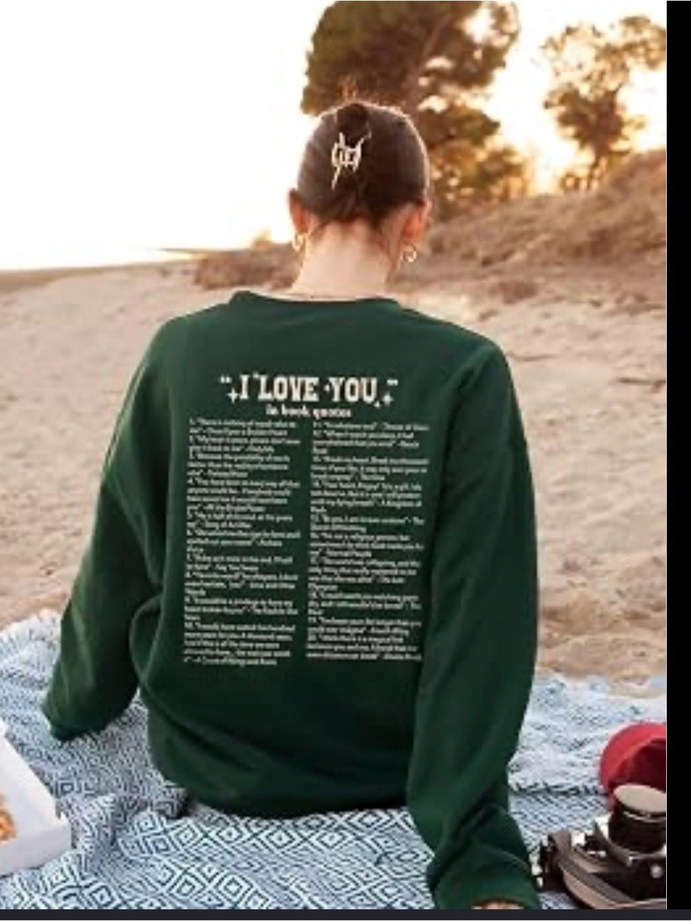 Taylor swift green hoodie sz s